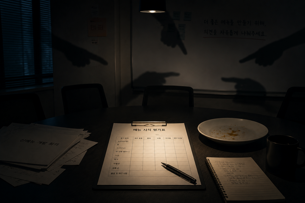 좋은 메뉴를 만들수록 자신감은 왜 줄어들까