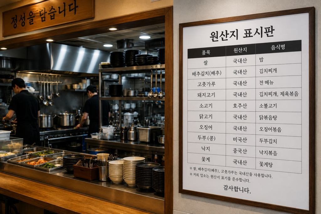 레시피는 음식이 아닌 식당을 보면 알 수 있다