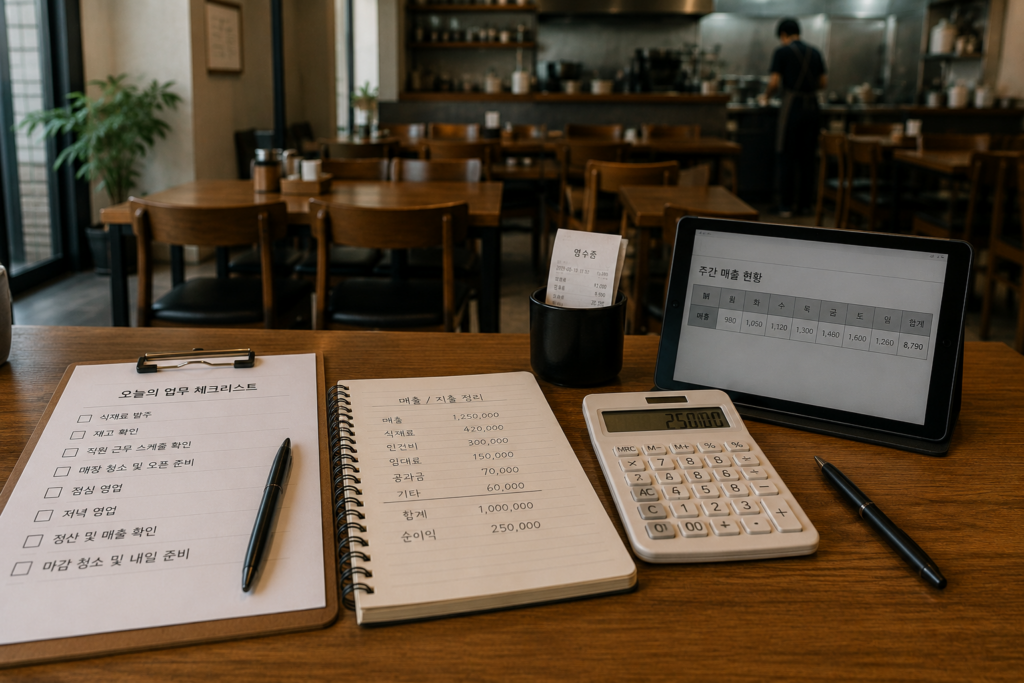 음식점은 요리보다 운영이 더 어렵습니다
